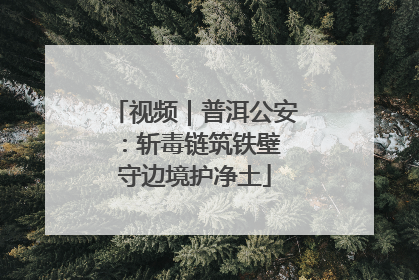 视频｜普洱公安：斩毒链筑铁壁 守边境护净土