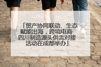 贸产协同联动、生态赋能出海，跨境电商·四川制造源头供需对接活动在成都举办
