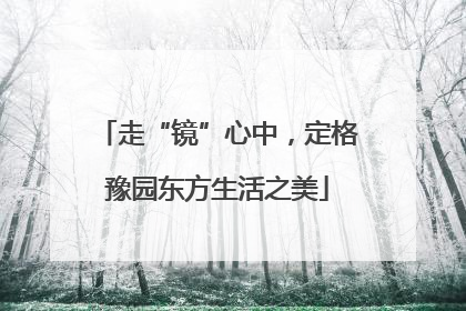走“镜”心中，定格豫园东方生活之美