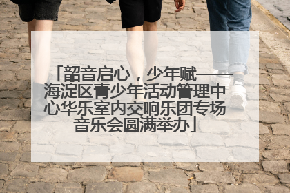 韶音启心，少年赋——海淀区青少年活动管理中心华乐室内交响乐团专场音乐会圆满举办