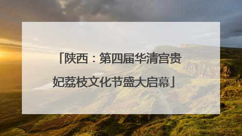 陕西：第四届华清宫贵妃荔枝文化节盛大启幕