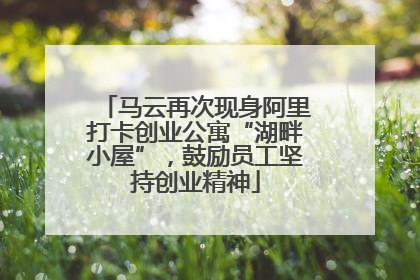 马云再次现身阿里打卡创业公寓“湖畔小屋”，鼓励员工坚持创业精神