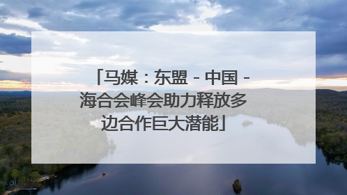 马媒：东盟－中国－海合会峰会助力释放多边合作巨大潜能