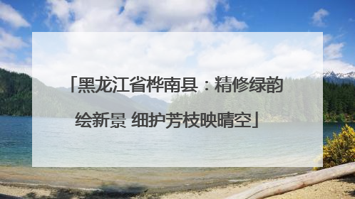 黑龙江省桦南县：精修绿韵绘新景 细护芳枝映晴空