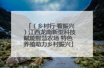 （乡村行·看振兴）江西龙南新型科技赋能智慧农场 特色养殖助力乡村振兴