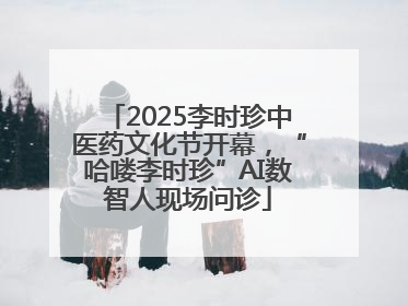 2025李时珍中医药文化节开幕，“哈喽李时珍”AI数智人现场问诊