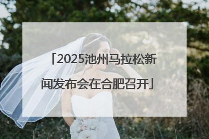 2025池州马拉松新闻发布会在合肥召开