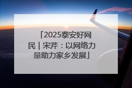 2025泰安好网民｜宋芹：以网络力量助力家乡发展