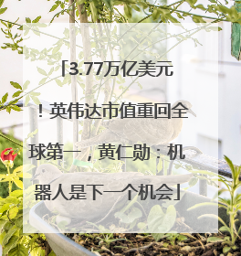 3.77万亿美元！英伟达市值重回全球第一，黄仁勋：机器人是下一个机会