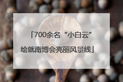 700余名“小白云”绘就南博会亮丽风景线
